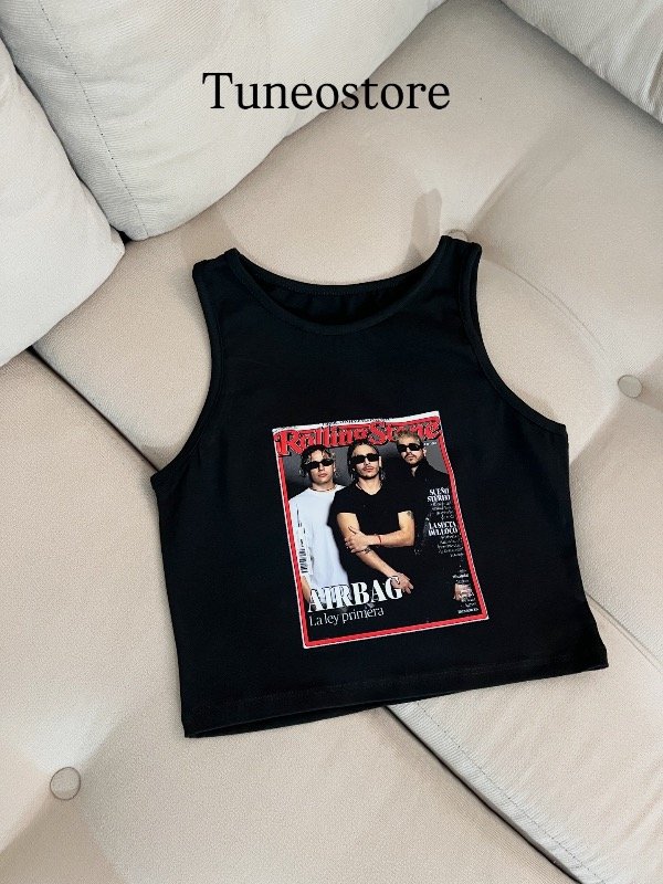 Producto - Crop top the rolling stones