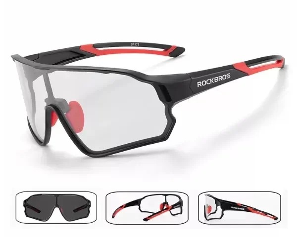 Producto - Lente Fotocromático transparente con marco completo negro