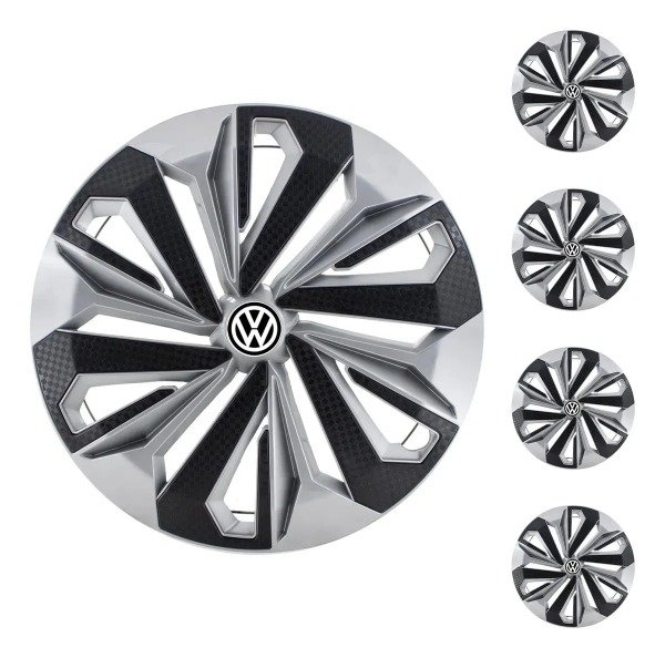 Producto - Juego 4 Tazas Universal Vision Rodado 14 Logo Volkswagen