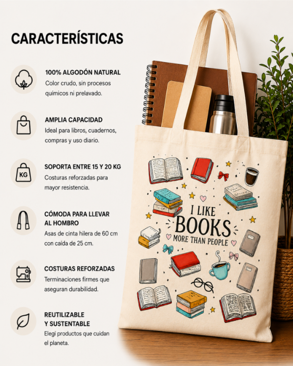 Producto - I LIKE BOOKS MORE THAN PEOPLE - 2