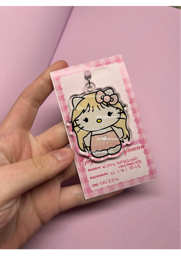 Producto - Llavero Kitty Sabrina Carpenter