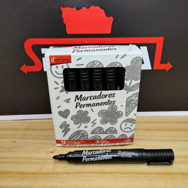 Producto - MARCADOR PERMANENTE PUNTA REDONDA KATANA