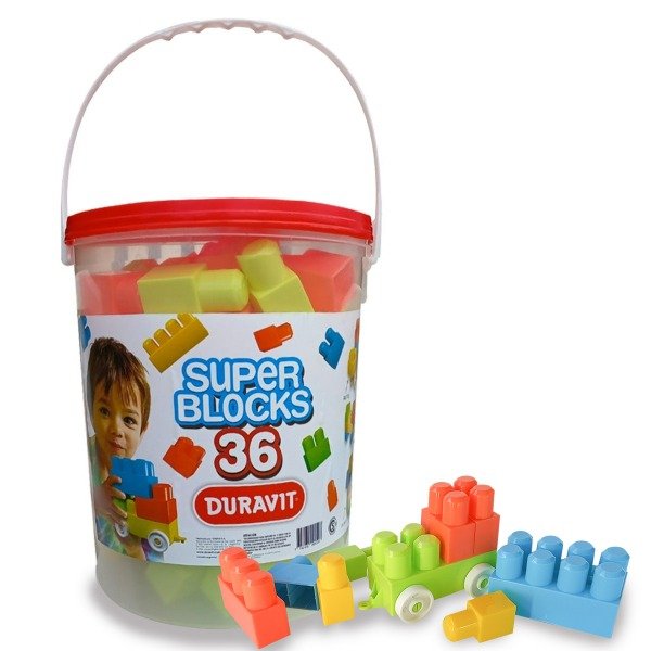 Producto - 36 BLOQUES GRANDES PARA BEBÉS EN BALDE