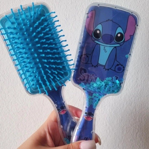 Producto - Cepillo pelo stitch con glitter