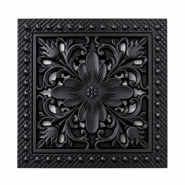 Producto - Rejilla inteligente  15x15 FLOR Negra
