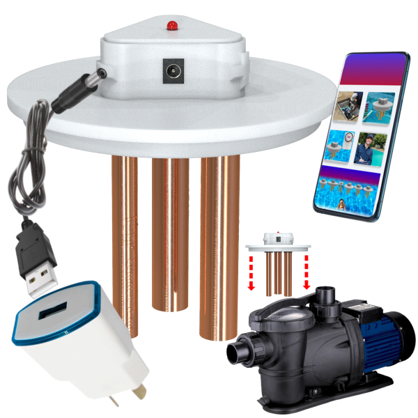 Producto - Ionizador Usb 3.0 P/bombas Pearl Pool Il - Leo Xkp + App
