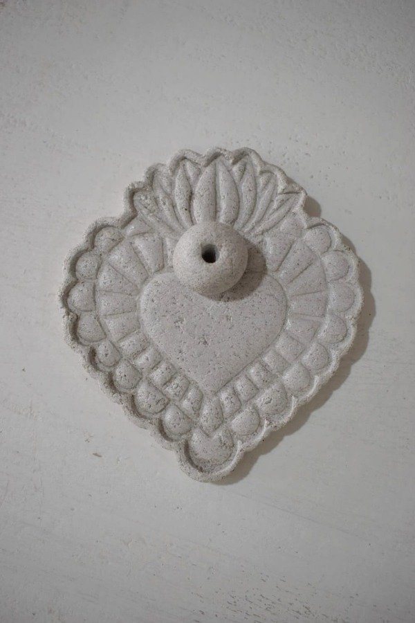 Producto - Porta sahumerio corazón mandala