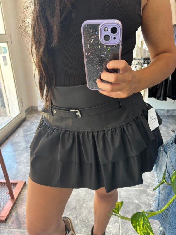 Producto - Pollera tablitas con cinto