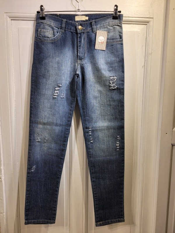 Producto - Jean VAN DIKE con roturas Nuevo Con etiqueta Talle 14 años - PRECIO: 27X