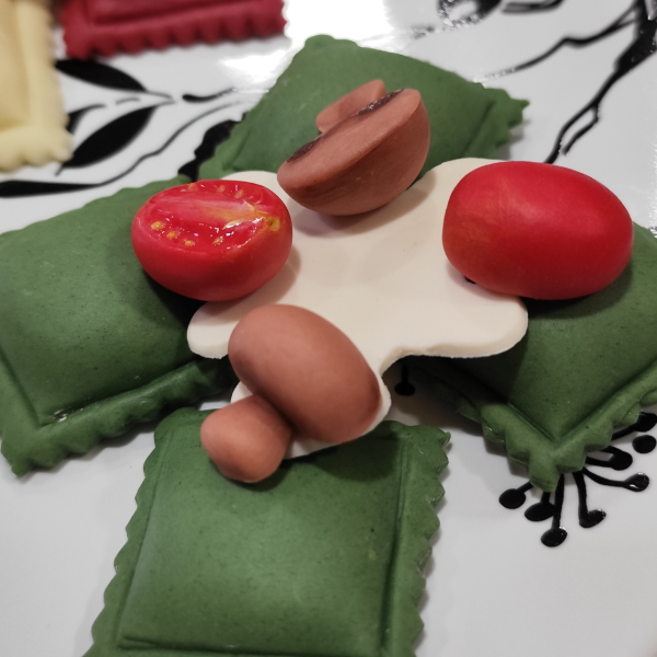Producto - Comiditas de juguete- Set de pastas: Ravioles - 4