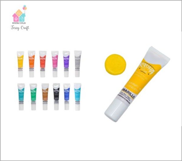Producto - Colorante Comestible en gel Radha Pro 15 Grs - Amarillo