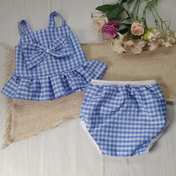 Producto - Set Blusa+ Pañalero Cuadrille 1-2m