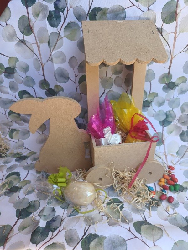 Producto - Conejo con carro con toldo