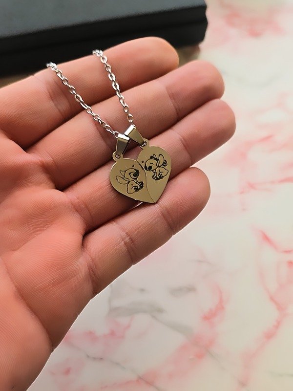 Producto - Cadena + Dije Stitch Corazon - 2