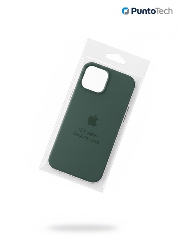 Producto - Silicon case iPhone 12 Pro Max verde