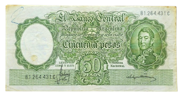 Producto - 50 Pesos Moneda Nacional (Mastropierro - Tami) Bott.2019 Difícil F