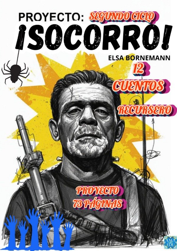 Producto - Lectura SOCORRO: 12 CUENTOS DE MIEDO de E. Bornemann (Segundo Ciclo)