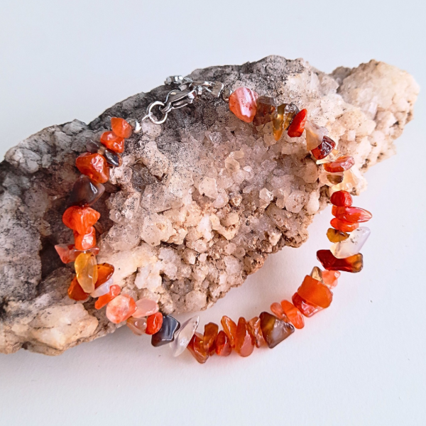 Producto - Pulsera escallas Ágata Cornalina