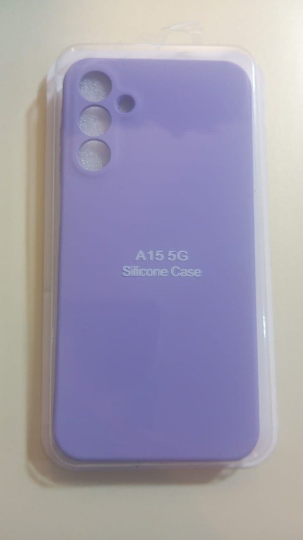Producto - Funda Silicone Case Lila para Samsung A15