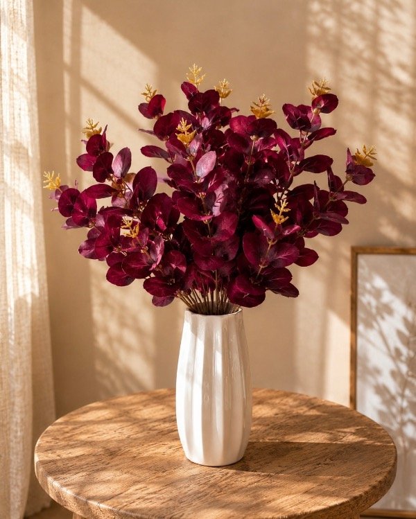 Producto - RAMO DE EUCALIPTO BORDO 46cm