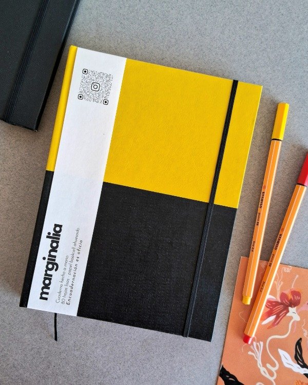 Producto - Sketchbook Negro + Amarillo
