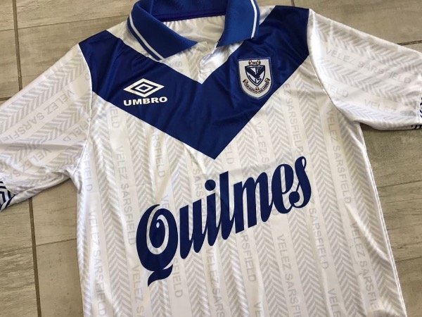 Producto - Camiseta retro de Vélez titular - 3