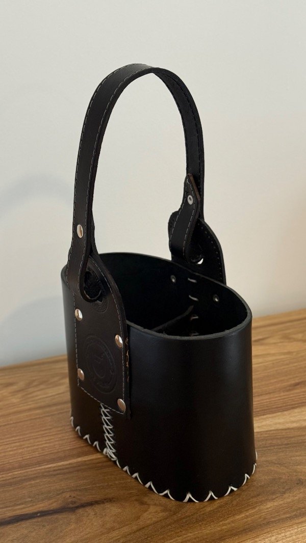 Producto - Canasta Matera ovalada negra - 1