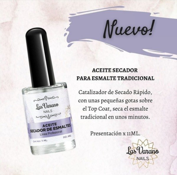 Producto - LAS VARANO ACEITE SECADOR DE ESMALTE