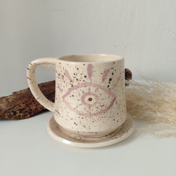 Producto - Kits Tazon y platito ojo lila