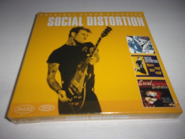 Producto - 3 CD SOCIAL DISTORTION ORIGINAL ALBUM CLASSICS NUEVO EUROPA 35D