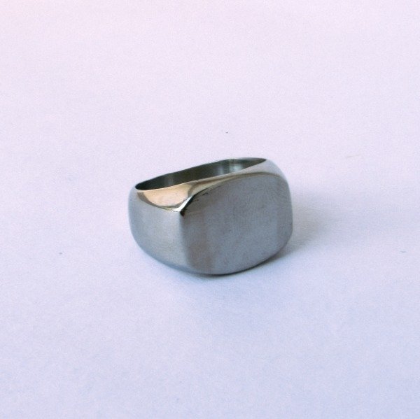 Producto - Anillo Sello Cuadrado. T 17