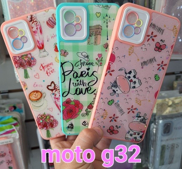 Producto - Fundas brillo epoxy. Moto g32