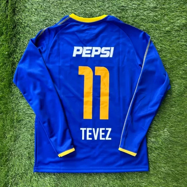 Producto - Camiseta Boca Juniors Retro Manga Larga 2003 Carlos Tévez
