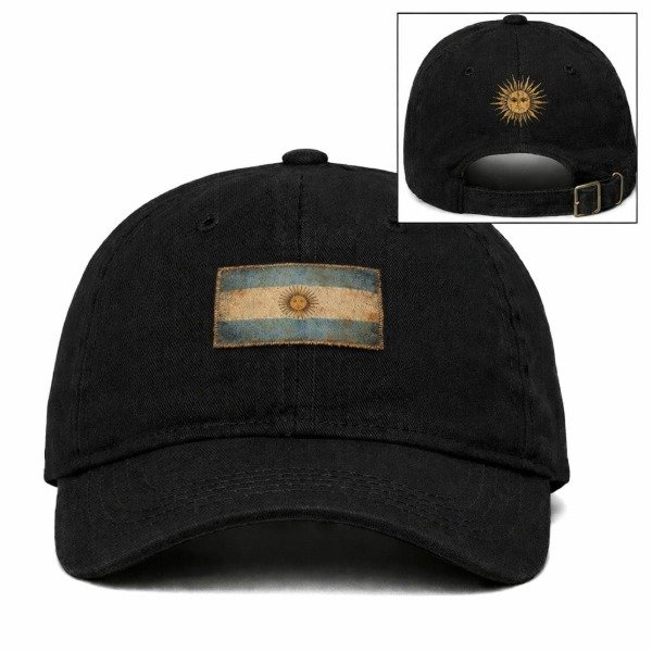 Producto - Gorra Gabardina Bandera Vintage Doble Diseño