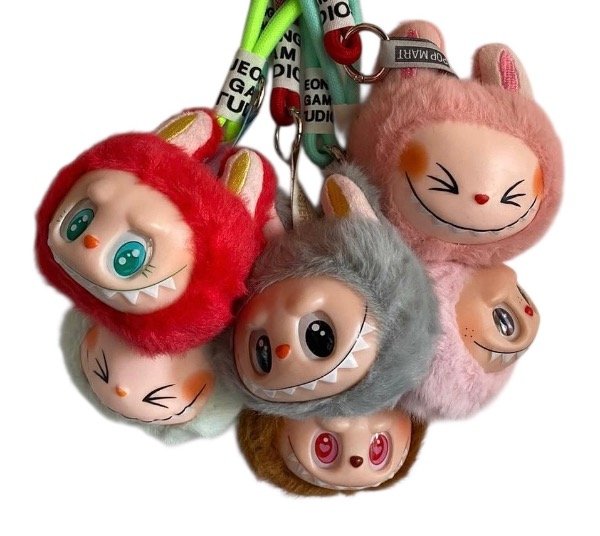 Producto - Llaveritos cabeza de Labubu con luz y sonido varios colores