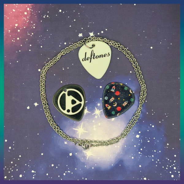 Producto - Pack x 3 Púas Personalizadas con Collar de Acero Quirúrgico
