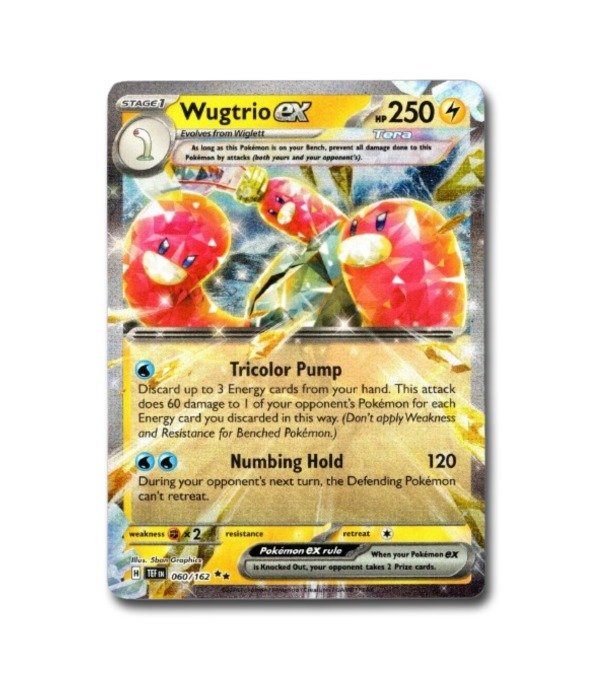 Producto - Carta Pokémon - Wugtrio Ex 060/162 - Temporal Forces