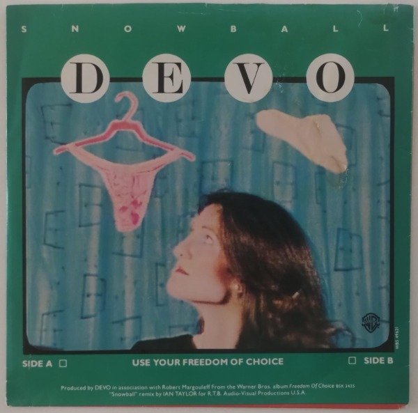 Producto - DEVO Snowball + Freedom Of Choice Simple 7 PS USA 1980
