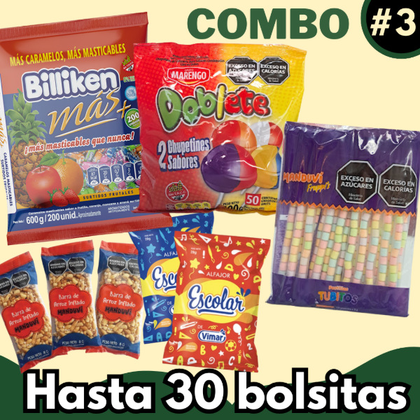 Producto - COMBO DE GOLOSINAS #3