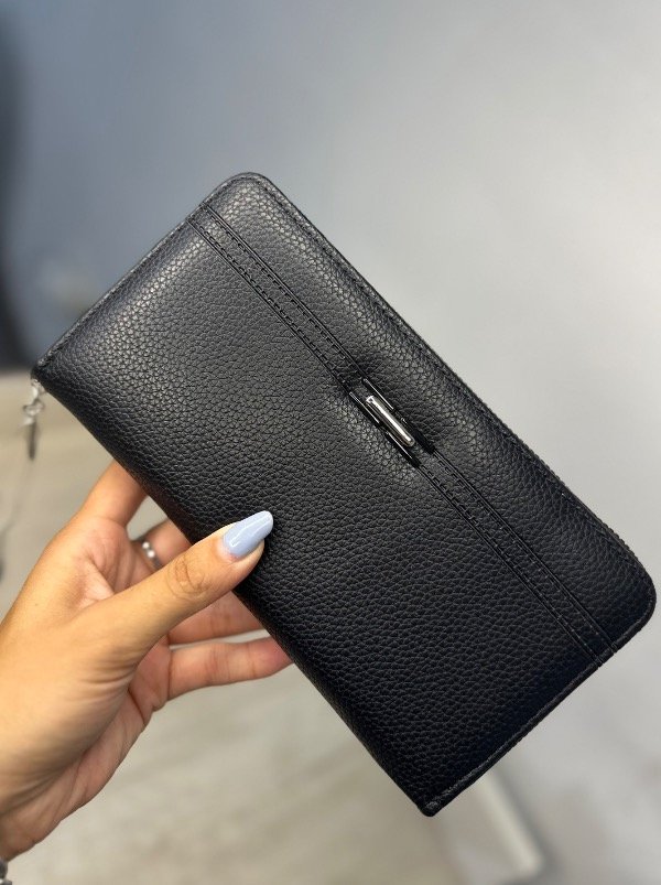 Producto - Billetera 1 cierre larga negra