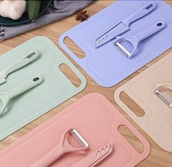 Producto - Set tabla + cuchillo + pelador