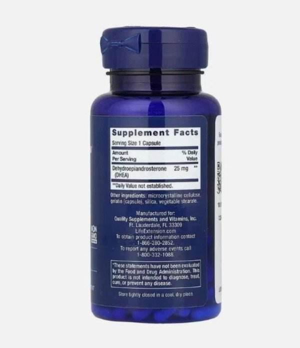 Producto - DHEA 25 mg Life Extension - 1