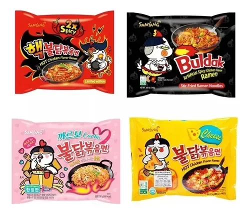 Producto - Ramen Coreano Buldak (ingrese para elegir sabor)