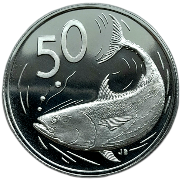 Producto - Islas Cook PROOF 50 Tene 1972 Pez Bonito (17.000) Km#6 Unc