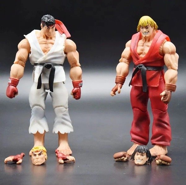Producto - Ryu Y Ken Masters Combo Street Fighter Articulados Loose