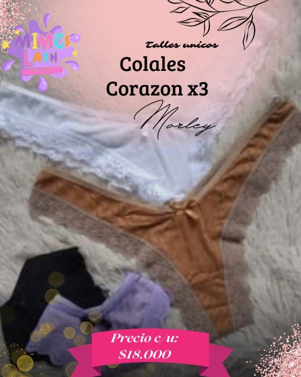 Producto - Colaless corazón x1