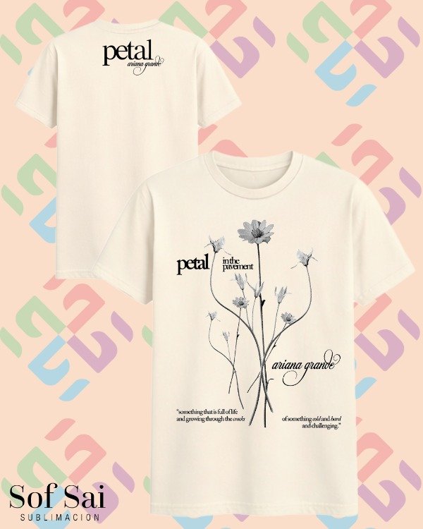 Remera A.G Petal Flor
