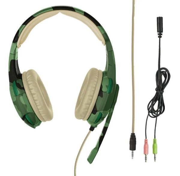 Producto - Auricular Trust Gxt 310 Radius Gaming Headset Ps4 Ps5 Color Jungle camuflado - 3