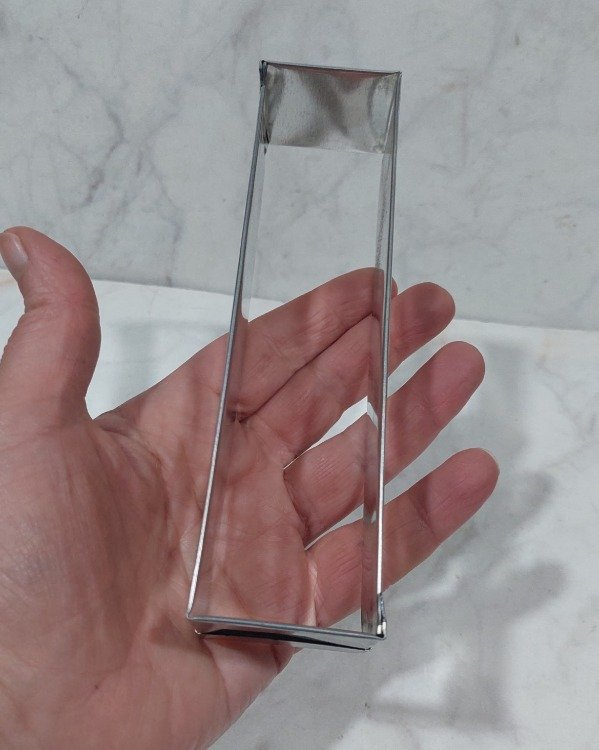 Producto - Cintura de hojalata porción lingote de 16 x 4 x 3,5 cm
