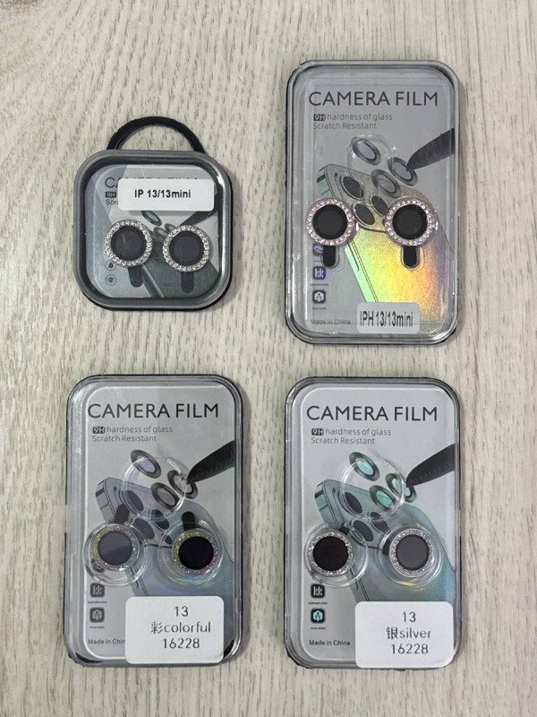 Producto - VIDRIO DE CÁMARA GLITTER PARA IPHONE 13 / 13 MINI